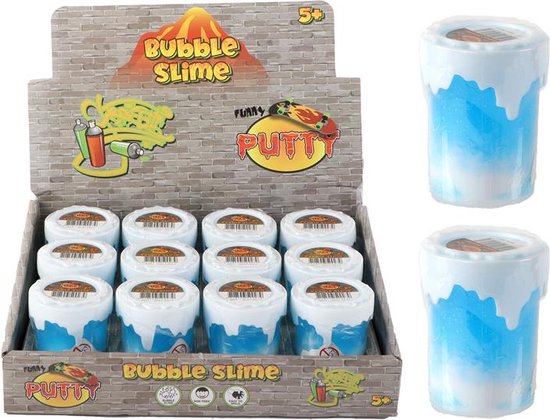 Slime/putty bubble 2-kleurig 70 gram