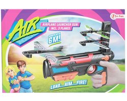 Omslag van Toi Toys AIR Pistool Vliegtuigafschieter met 3 vliegtuigjes
