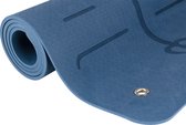 Yoga Mat - Fitness Mat Blauw - Sport mat - TPE - Anti slip en eco - Body Line - Met draagriem