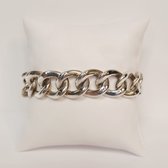 Zilver – gourmet - armband – 925dz – 21cm – sale juwelier Verlinden St. Hubert van €298,= voor €239,=