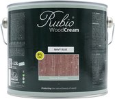 Rubio Monocoat WoodCream - Waxcrème in 1 Laag voor Verticaal Buitenhout - Navy Blue, 2,5 l