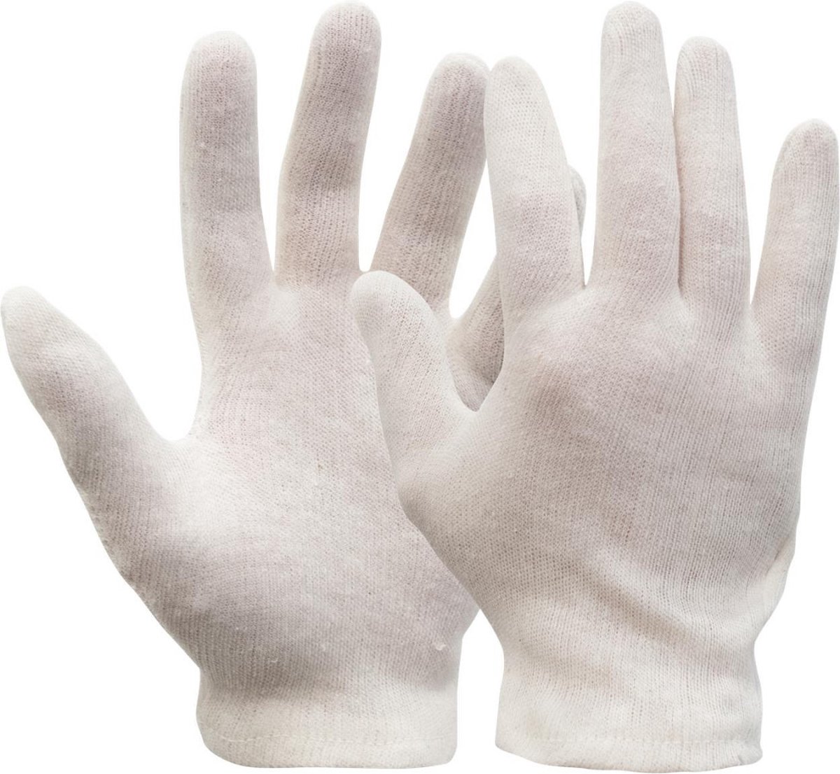 Interlock handschoen, herenmaat (200 grams) écru - 12 paar maat XL/10