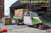 1:35 MiniArt 38032 Tempo A 400 Athlet 3-Wheel Delivery Truck Plastic Modelbouwpakket