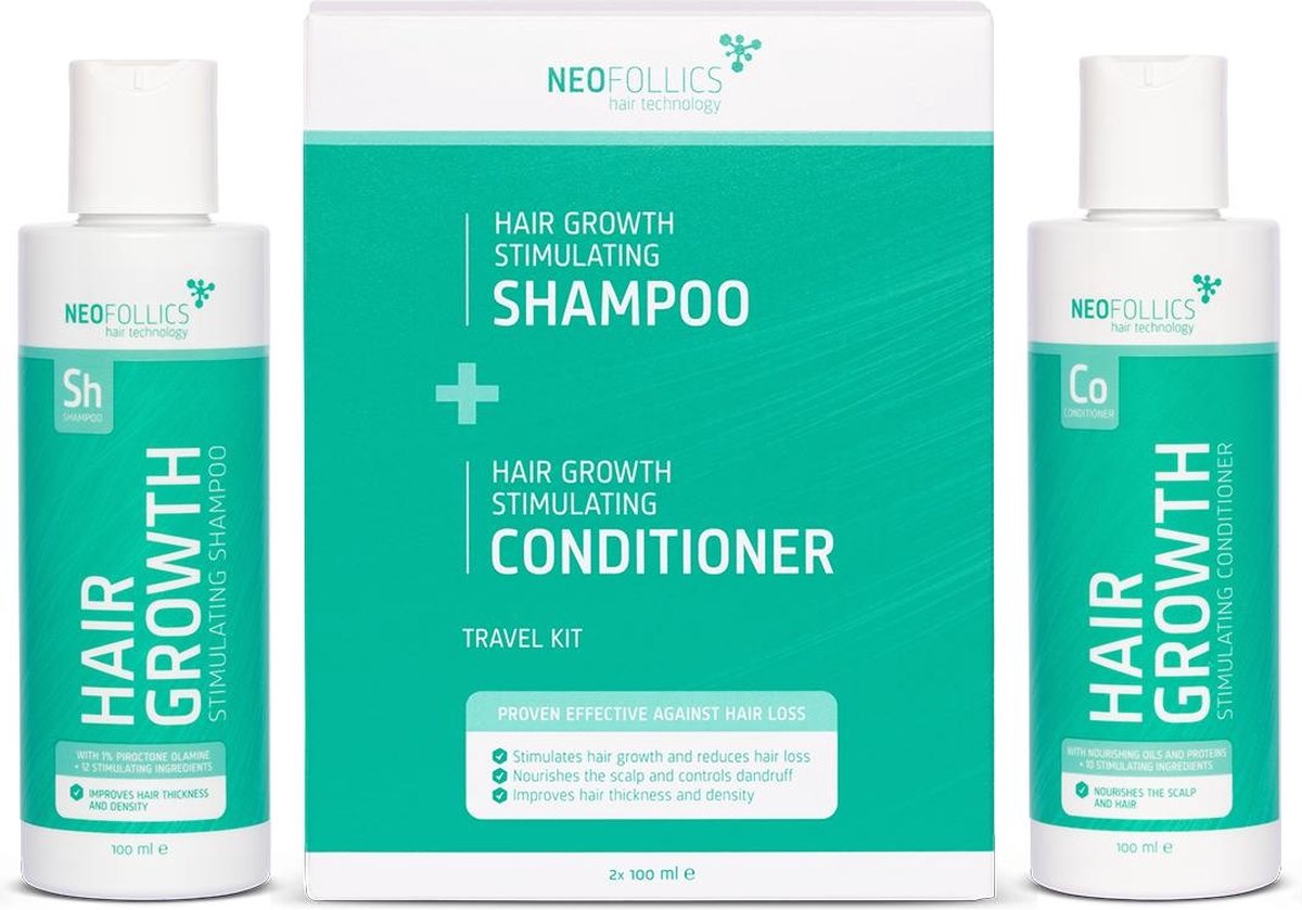 Neofollics Travel Kit Shampoo & Conditioner 2x 100ML Reisverpakking