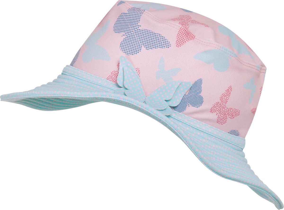 Playshoes Kinder UV-Schutz Sonnenhut Schmetterlinge -51cm Rosa