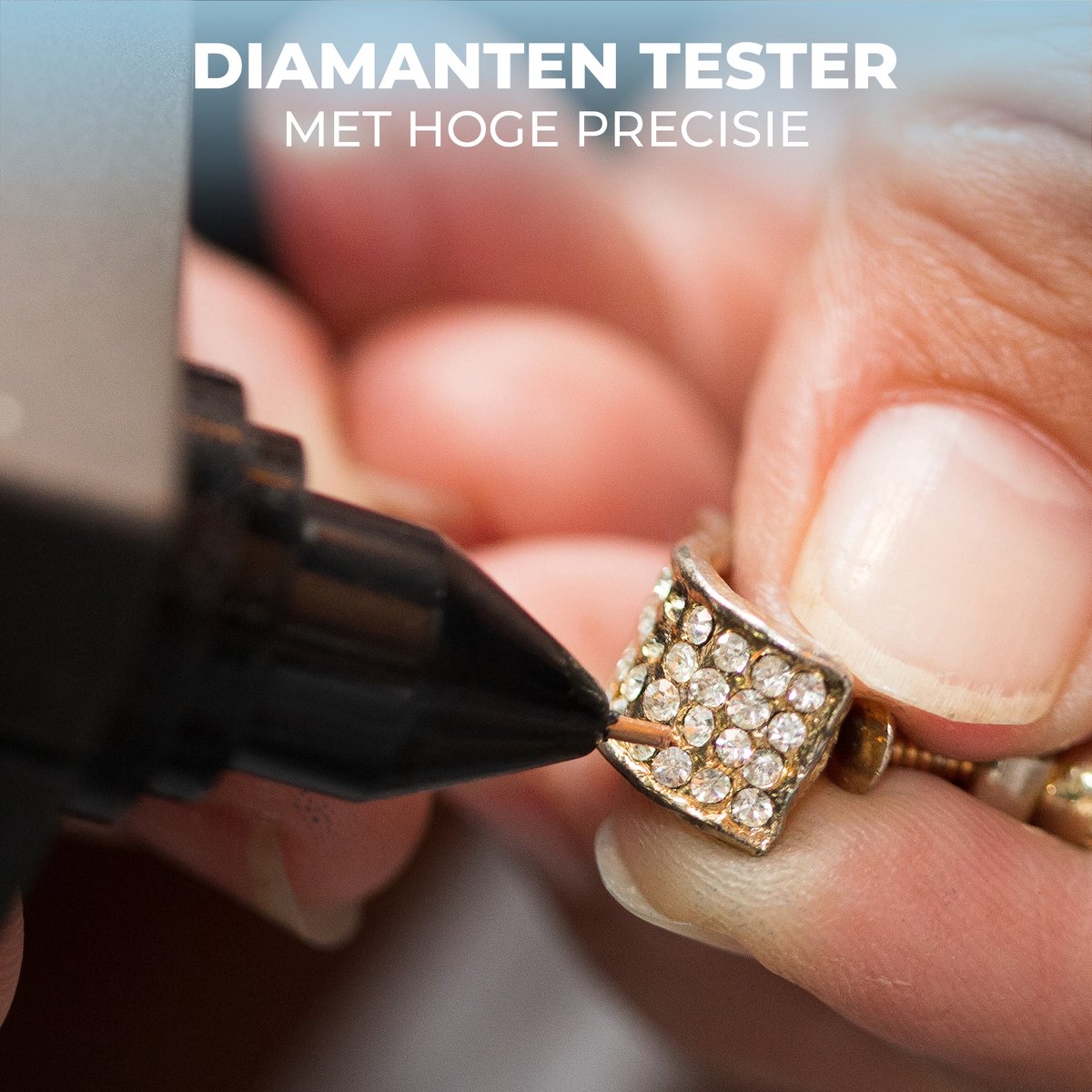 Professional Haute Précision Diamant Testeur LED Indicateur de