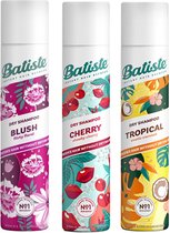 Batiste Shampooing sec Summer Pack 3 x 200 ml - Cherry, Tropical & Blush