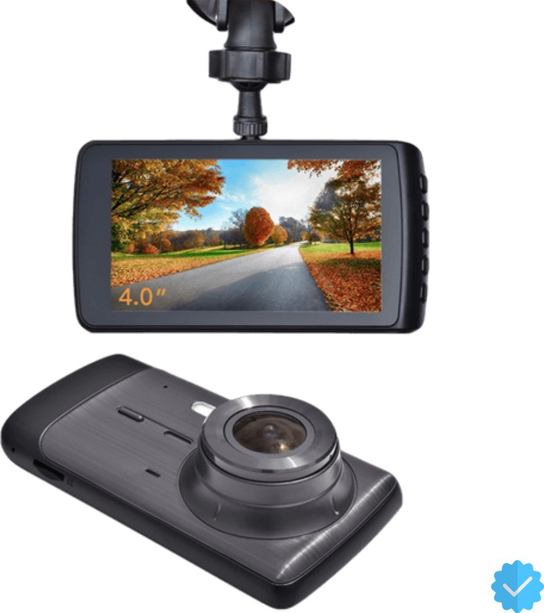 ProPoint DC8770 1080P Dashcam, Full HD 1080P Dash Cam voor auto, 170° Wijdhoeklens , 4'' inch IPS LCD Touchscreen Autocamera met Sensor Super Night Vision, Ondersteuning 64GB Max