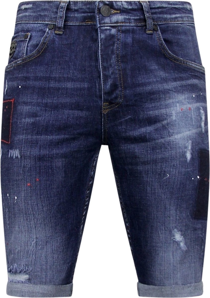 Exclusieve Korte Broeken Heren Stretch - 1020 - Blauw