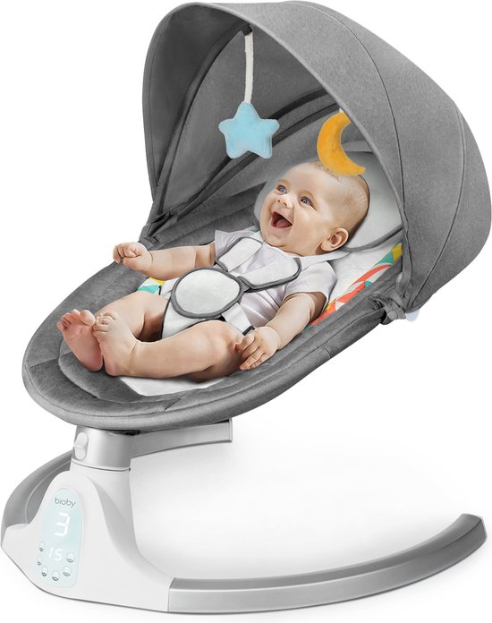 Elektrische Wipstoel - - Baby Bed - Baby Wiegje -Babyschommel... | bol.com