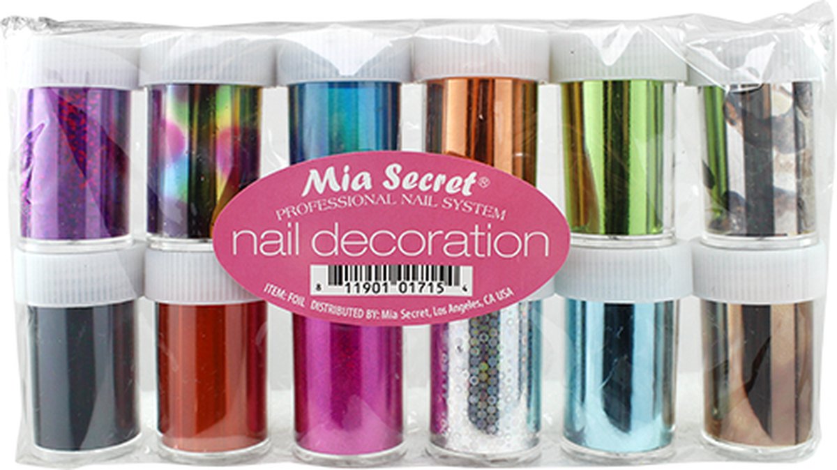 Goedkoopste Mia Secret - Nageldecoratie Folie - Transferfolie - 12 stuks