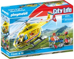 foto van PLAYMOBIL City Life Reddingshelikopter - 71203