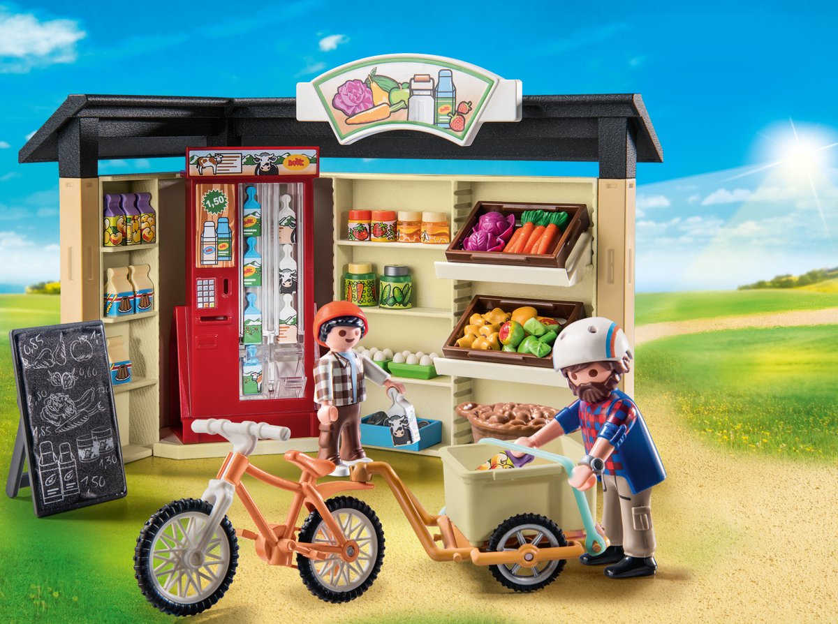PLAYMOBIL Country 24-uurs boerderijwinkel - 71250 — afbeelding 4