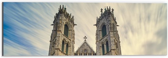 Dibond - De Kathedraalbasiliek van het Heilig Hart, New Jersey - 60x20 cm Foto op Aluminium (Met Ophangsysteem)