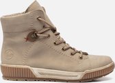 Rieker dames veterboot - Beige - Maat 41