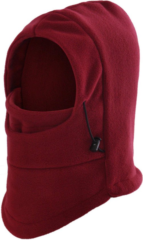 Cagoule Thermique En Laine Polaire Avec Col-écharpe - Pour Moto, Snowboard, HXX-16452