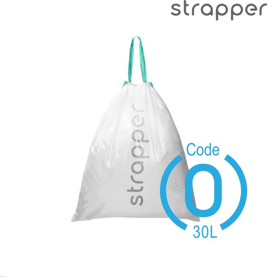 Strapper® Code O 125 Afvalzakken Geschikt voor Brabantia Afvalbak