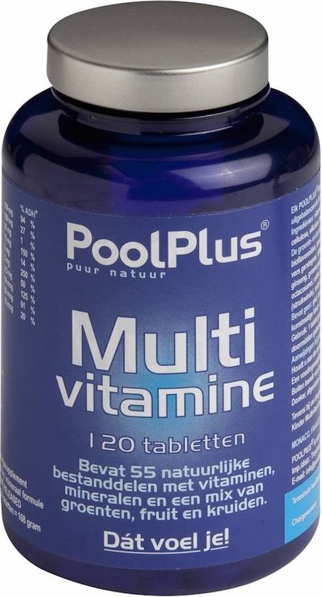 Pool Plus Multivitaminen - 120 Tabletten - Multivitamine | bol.com