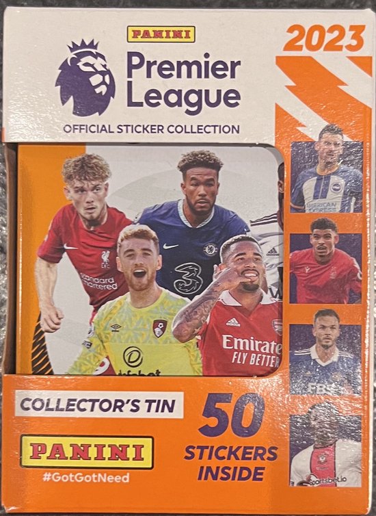 Afbeelding van het spel Premier League 2023 - Collector's Tin - Voetbalplaatjes - Panini