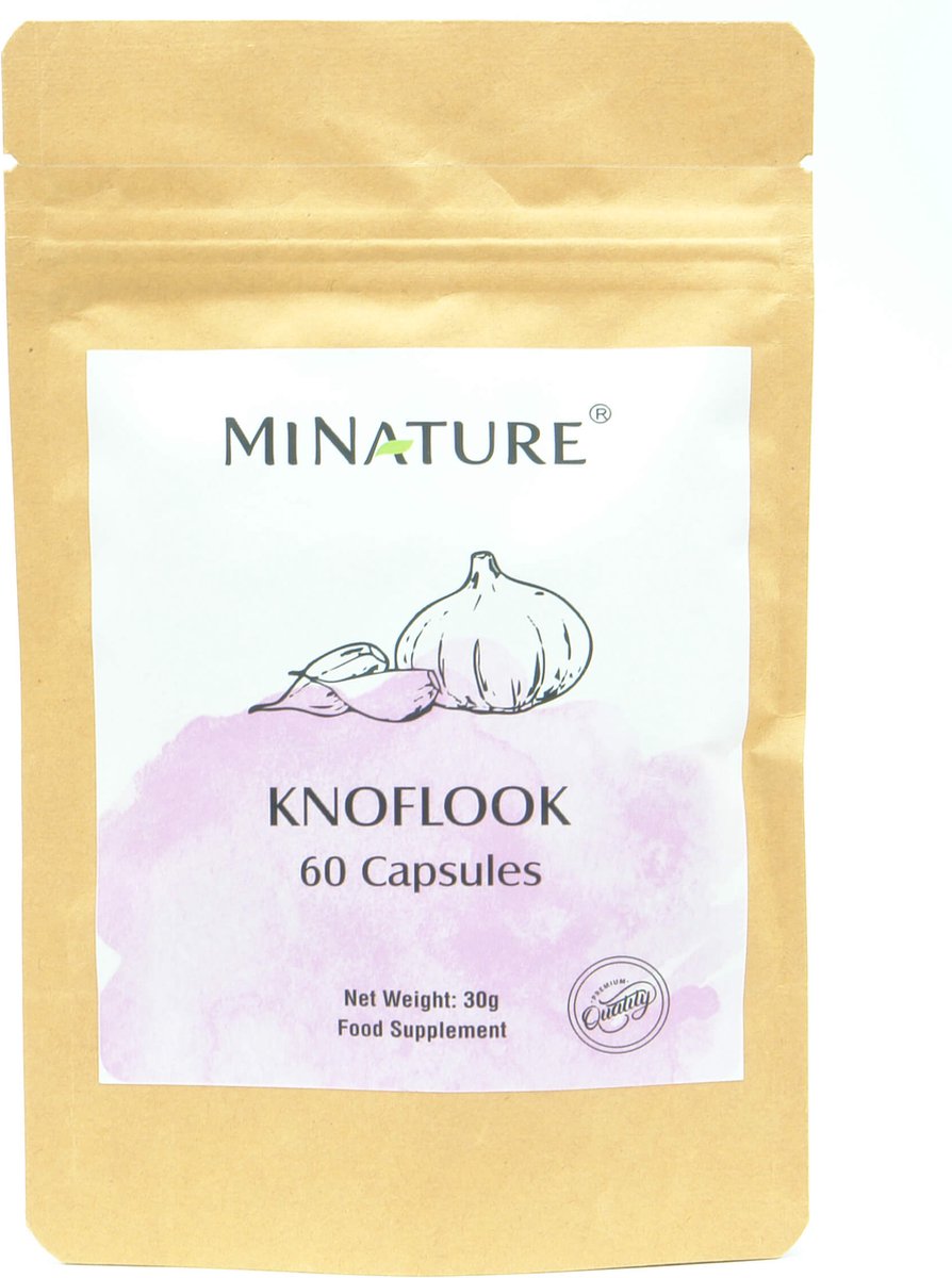 Goedkoopste Knoflook Capsules 60 stuks - 450mg Knoflookpoeder per Vega Capsule - Garlic - Allicine - 100 Plantaardig