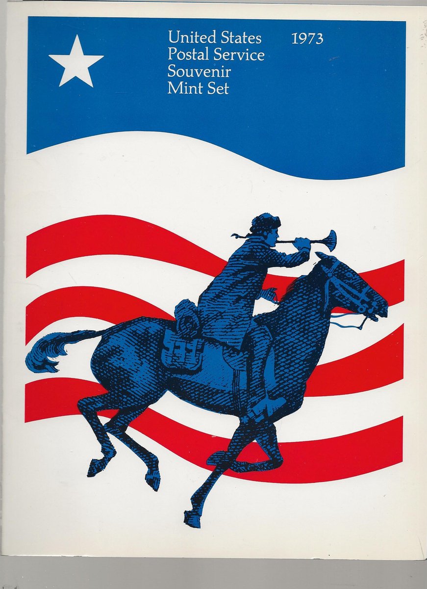 JAARSET POSTZEGELS USA 1973 / POSTFRIS