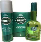 Set Brut - After Shave Splash / Deo Spray / Eau de Toilette 100 ml