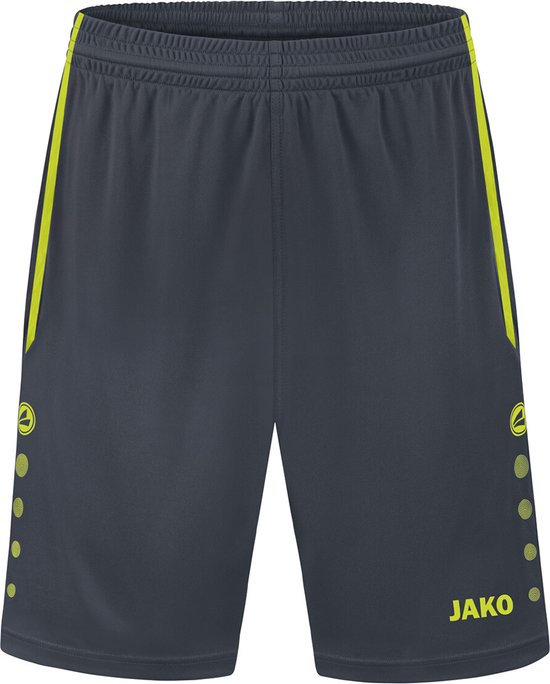 Jako - Short Allround - Donkergrijze Shorts-XL