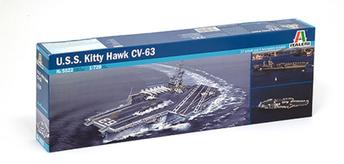 1/720e Italeri Porte avion USS Theodore Roosevelt (CVN-71) - Bateaux Militaires - Les Kits