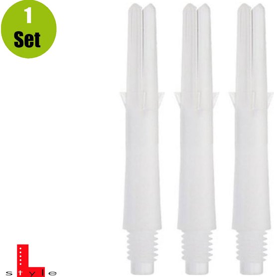 L-Style L-Shaft Locked Straight White - Dart Shafts Inbetween 260 van L-Style — afbeelding 4