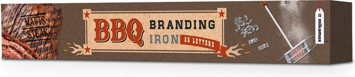 Bbq Branding Iron 55letters Diy Barbecue Letter Printed Bbq - Temu