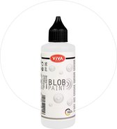 Viva Decor Blob Paint - 90ml - Schilderen- Verf - 3d effect - Nieuw, Kleurrijk - Ontspannend - Creative Hobby - DIY - Knutselen - Vrije tijd - Handwerken - Wit