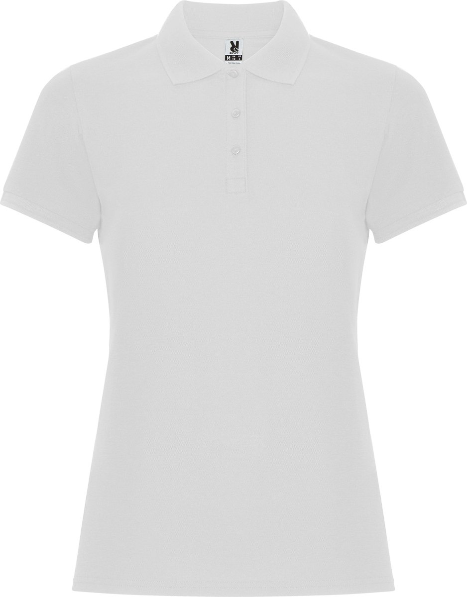 Roly - Pegaso Premium Dames Polo - White 01 maat S