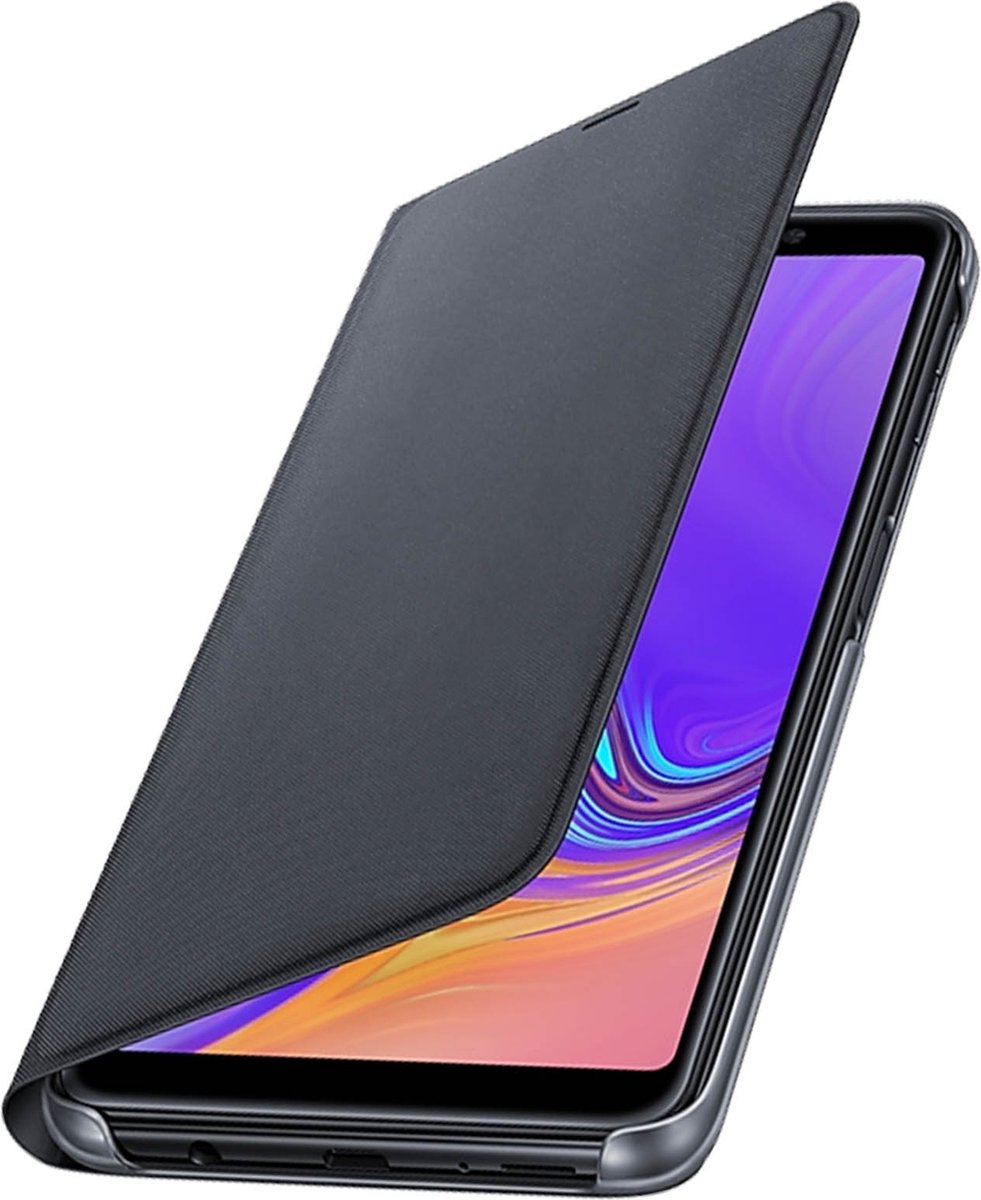 Samsung flip wallet - voor Samsung Galaxy A7 (2018) - Zwart