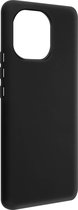 Geschikt voor Xiaomi Mi 11 siliconen hoesje semi-rigide Soft-touch afwerking Zwart