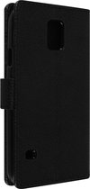 Cover Geschikt voor Samsung Galaxy S5/S5 New Flip Wallet Stand Video zwarte