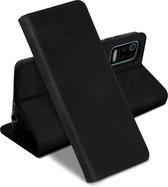 Geschikt voor LG K52 Wallet Videohouder Magnetisch Tab zwart