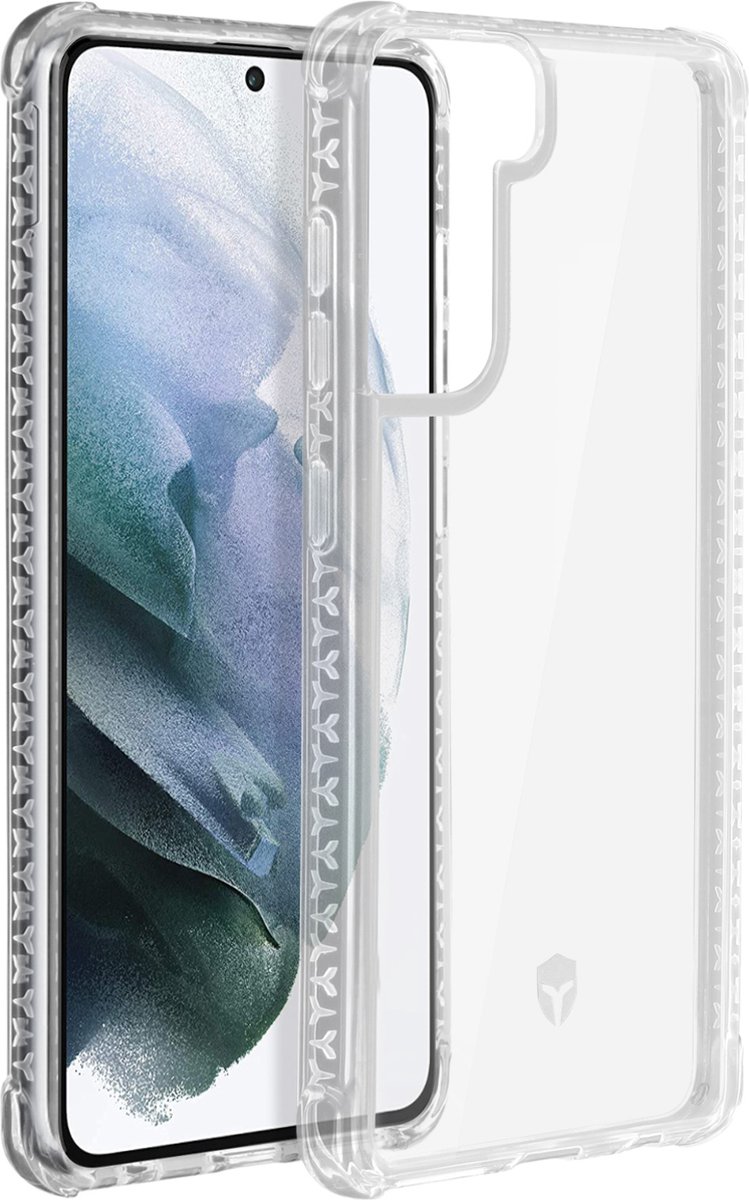 Force Case, Versterkte hoes Geschikt voor Samsung Galaxy S21 5G AIR, Transparant