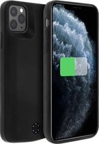 Convient pour Apple iPhone 11 Pro Max Coque de protection rigide Batterie 2 en 1 6000 mAh Zwart