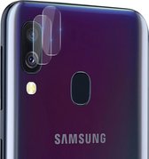 2 Beschermingsglas voor Sams. Geschikt voor Samsung Galaxy A40 Camera Schokbestendig Imak Transparant