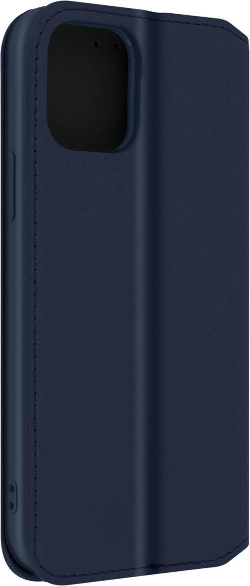 Avizar Housse Folio pour Geschikt voor Apple iPhone 12 et 12 Pro Portefeuille Fonction Support Vidéo, Blauw