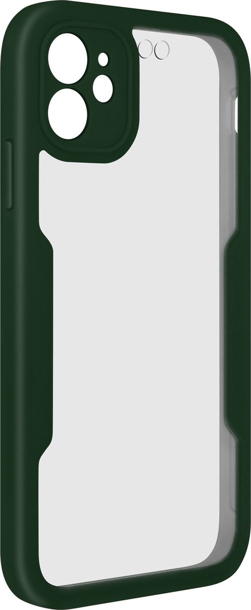 Avizar Hoesje Geschikt voor iPhone 11 Plexiglas Full Body Versterkte Hoeken, Groen