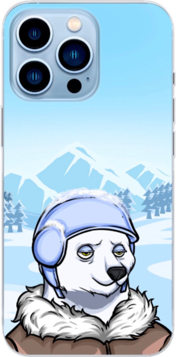 Phonegoat NFT Art iPhone 14 Pro Max Case Polarbear x Cold