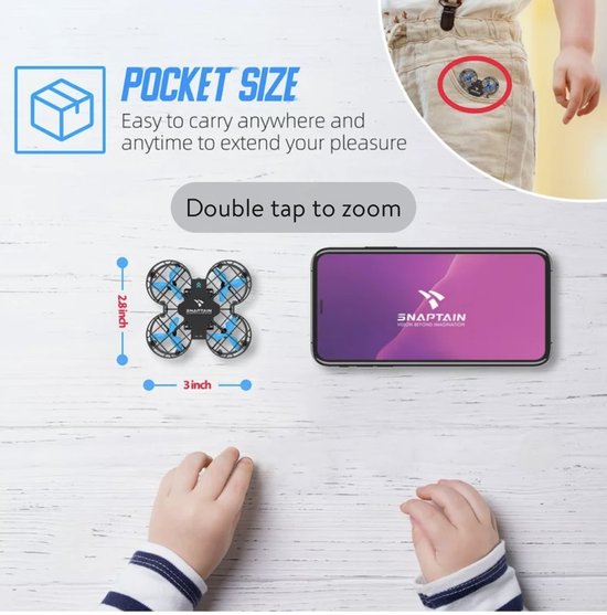 Hermitshell Travel Case Für SNAPTAIN H823H Mini-Drohne – Robuster Hartschalen-Koffer (schwarz/rot)
