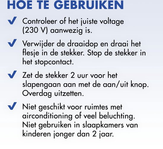 Roxasect Anti-Mug Muggenstekker - Voordeelverpakking - 2 stuks