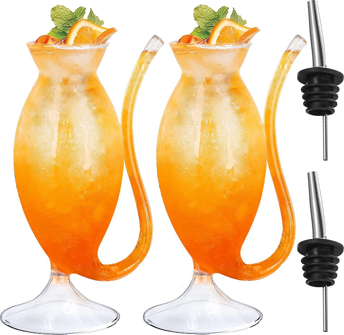 Coffret cadeau) Porto Martini Gobelets Vampire Verre à vin Verres à