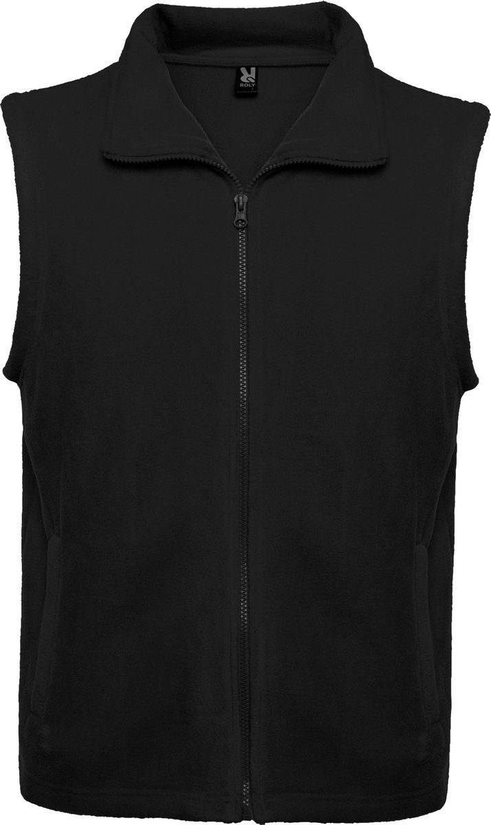 Zwarte fleece bodywarmer model Bellagio merk Roly 2XL