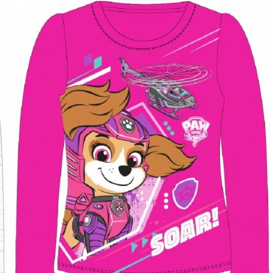 Spreadshirt Paw Patrol Skye T-Shirt – Für Kinder Zum 5. Geburtstag, 100% Baumwolle