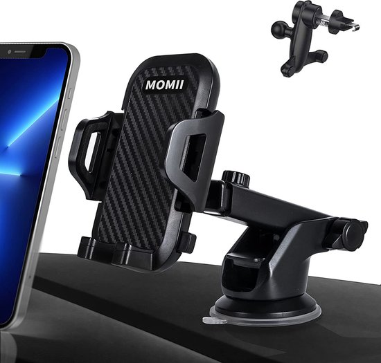 Telefoonhouder Auto - Handig één knop systeem voor Smartphones Telefoonhouder Auto - Handig één knop systeem voor Smartphones