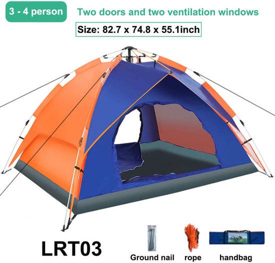 Beperken fonds bolvormig Fish Life Waterdichte Tent - Lichtgewicht Tent - Tent voor 2-3 personen -  200*200*140... | bol.com
