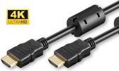 Microconnect HDM19191V1.4FC, 1 m, HDMI Type A (Standard), HDMI Type A (Standard), 3840 x 2160 pixels, Compatibilité 3D, Noir